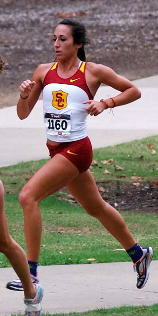 Erica Capellino opened her USC distance career with an impressive second place finish at the 2011 Aztec Invitational.