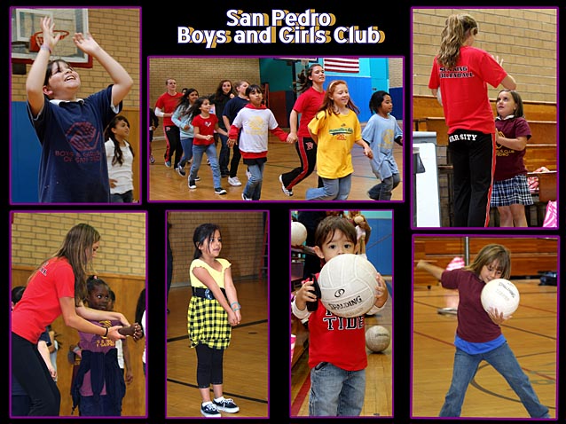 Boys & Girls Club of Los Angeles Harbor Volleyball Clinic