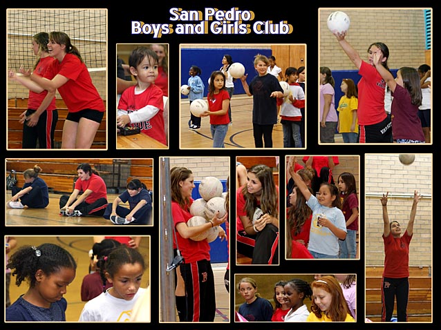 Boys & Girls Club of Los Angeles Harbor Volleyball Clinic