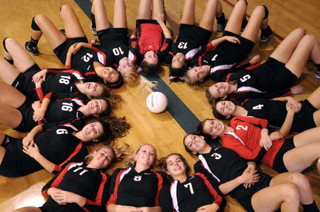 PVHS Girls' Varsity Volleyball Team 2010