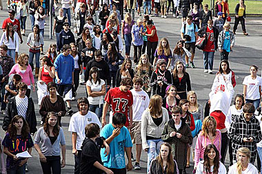 Click for slideshow PVHS Disaster Drill 2009